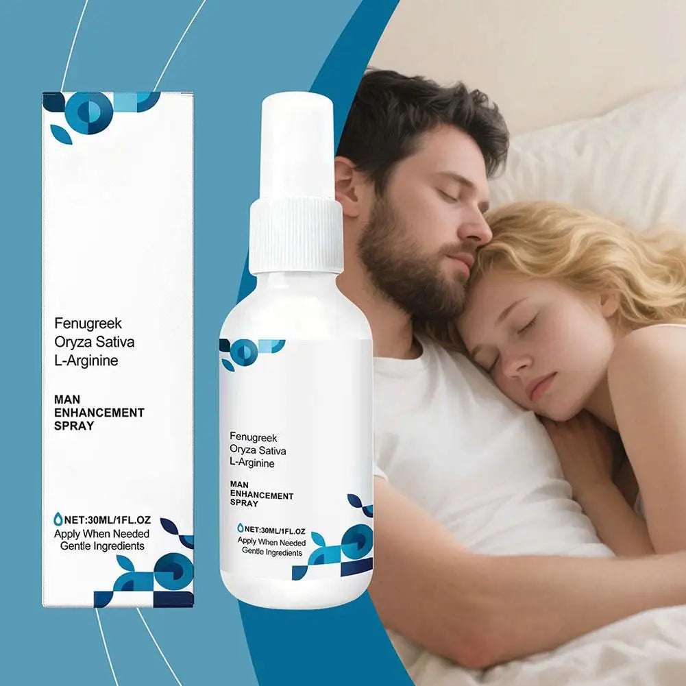Spray stimulant pour hommes de 30 ml. Soin intime masculin. Agit rapidement et procure un soutien durable.