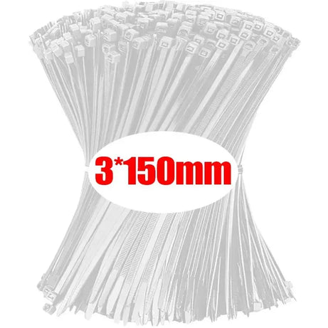 Nylon Cable Ties Self-Locking Zip Ties 100-1000pcs