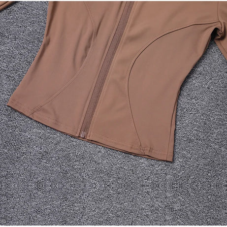 Women Sport Jacket Long Sleeve Shirt Workout Coat Gym Training Clothing Yoga Sportswear