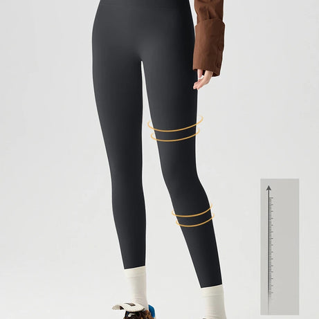 Leggings de sport et de fitness BIVIGAOS Printemps-Été, colorés, sans coutures, effet peau de requin, fins, élastiques et moulants.