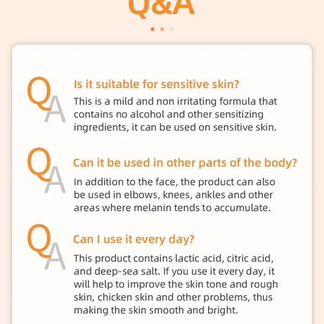 Orange Exfoliating Gel Dead Spot Remover Brighten Peeling 50g Gentle Repair Scrub Whiten Hydrating Moisturizer Korean Skin Care