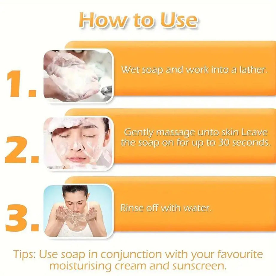Turmeric Soap Face Cleansing Anti Acne Whitening Skin Lightening Face Remove Pimples Lightening Ginger Handmade Soap