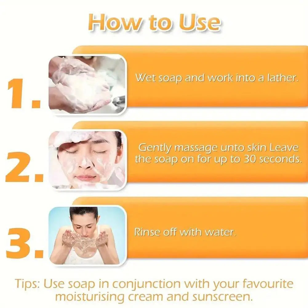 Turmeric Soap Face Cleansing Anti Acne Whitening Skin Lightening Face Remove Pimples Lightening Ginger Handmade Soap