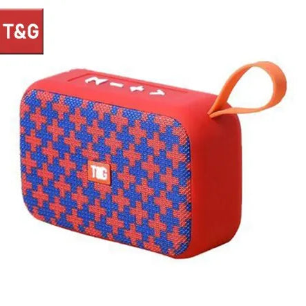 Barre de son portable mini sans fil TG506 Bluetooth 5.0 pour intérieur et extérieur, haute fidélité, compatible carte TF, radio FM, étanche
