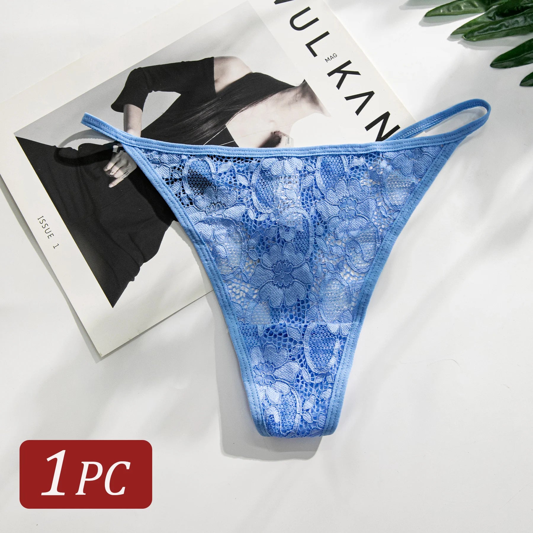 String sexy en dentelle semi-transparente, ultra-fin, taille basse, dos en T, 1 pièce, pour femme, tailles XS à XL.