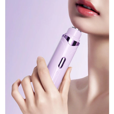 Rasoir électrique 2 en 1 pour femmes, épilation indolore, tondeuse corporelle rechargeable, épilateur pour aisselles et moustache