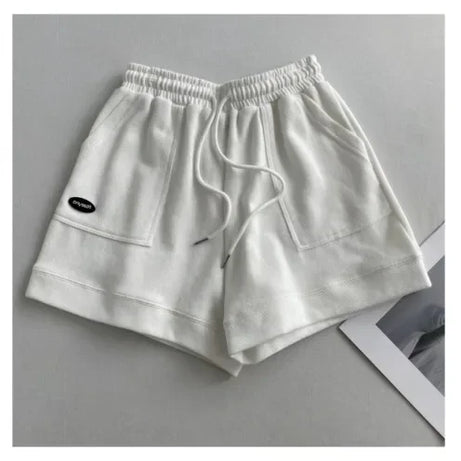 2026 Women's Comfortable Loose Wide-legged Drawstring A Pants Slim Waist Slim Fit Casual Home Versatile Sports Shorts New