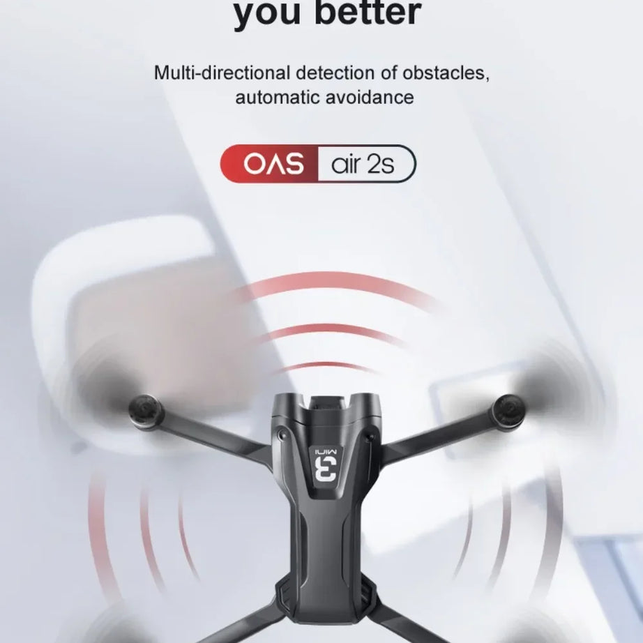 Drone Original Z908 Pro /MAX 8K ESC Professionnel 4K avec localisation par flux optique et évitement d'obstacles sur 3 côtés - Quadricoptère jouet