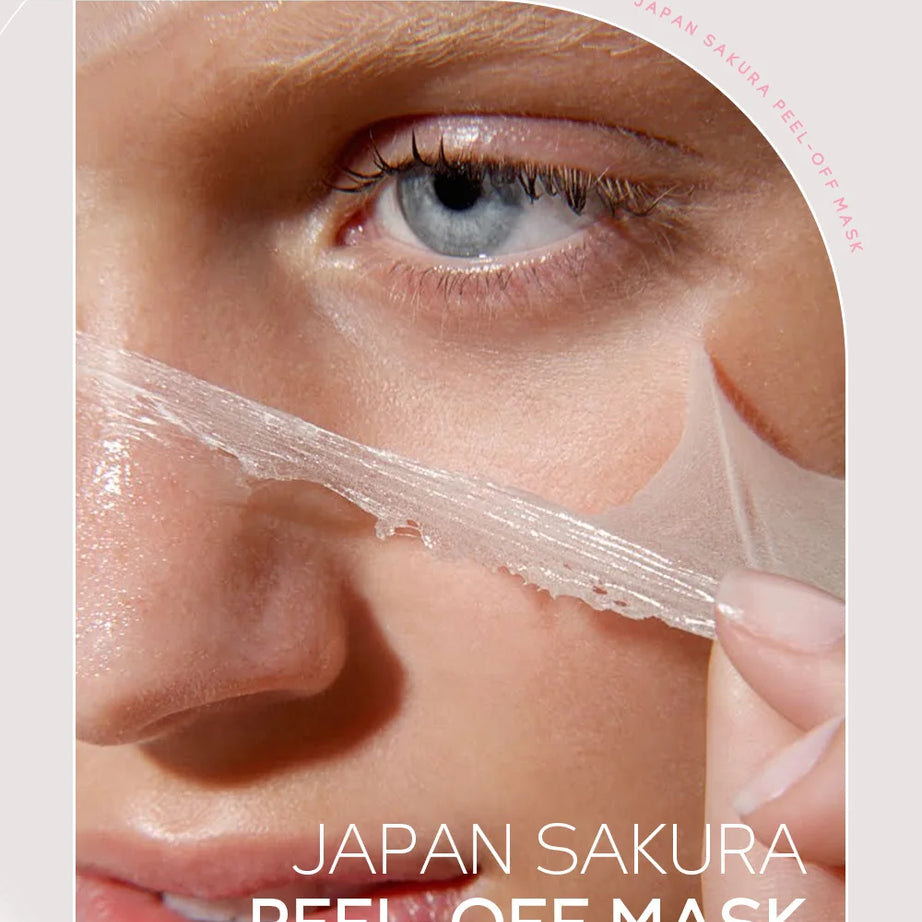 Masque visage exfoliant à l'or 24 carats LAIKOU Sakura : anti-rides, blanchissant, éliminateur de points noirs, masque à déchirer, produits de soin de la peau