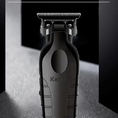 Tondeuse à cheveux sans fil Kemei 2299 Barber, tondeuse de précision à écartement zéro (0 mm), machine de coupe électrique professionnelle.