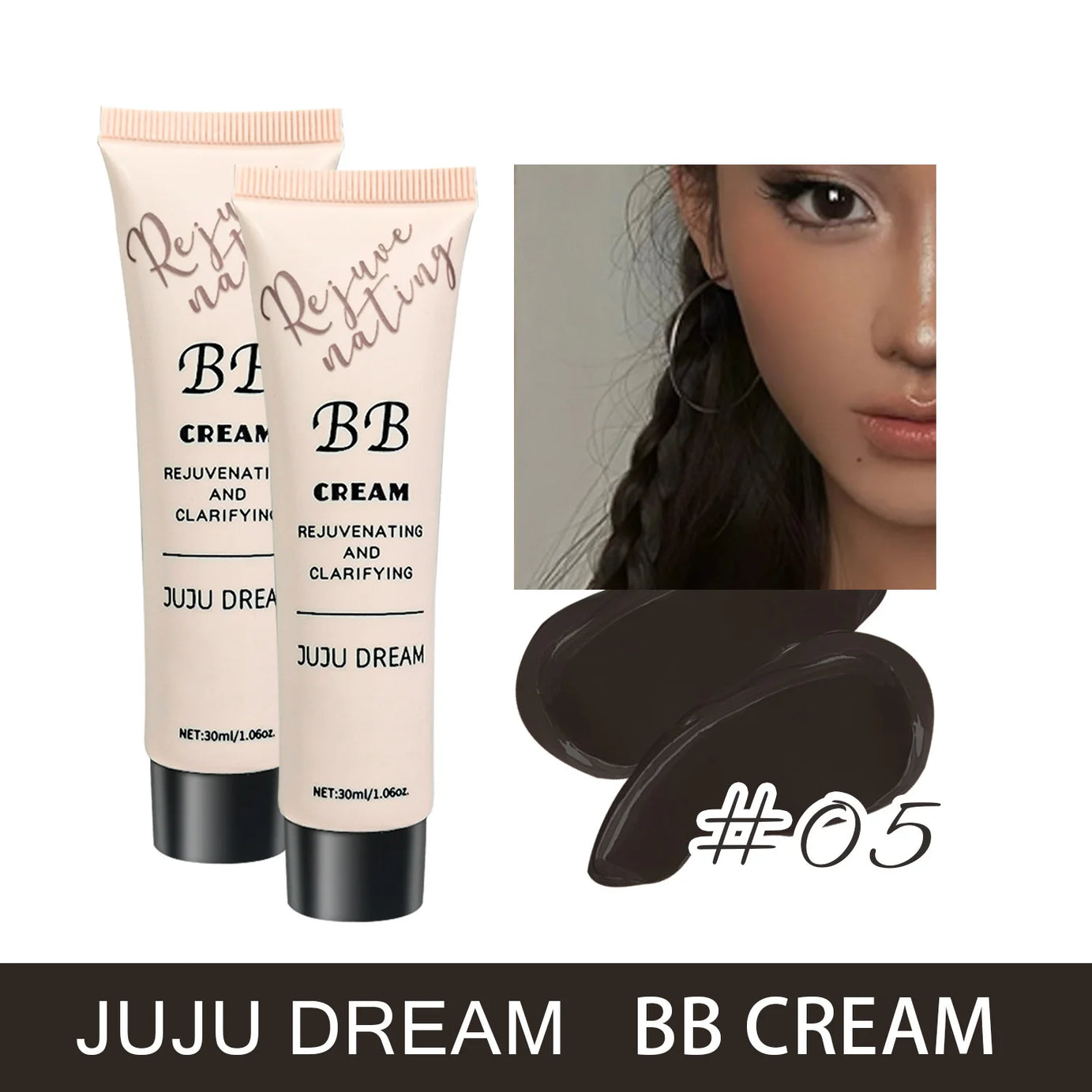 Crème BB, crème isolante, fond de teint liquide, hydratant, régulateur de sébum, maquillage longue tenue, lait, peau sèche, sans poudre