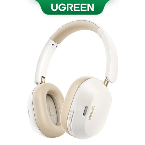 Écouteurs sans fil Bluetooth UGREEN Max5c avec réduction de bruit active ANC 43 dB, audio spatial haute résolution LDAC 75 Hz.