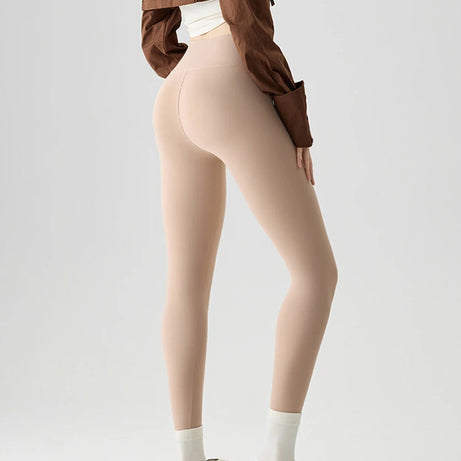 Leggings de sport et de fitness BIVIGAOS Printemps-Été, colorés, sans coutures, effet peau de requin, fins, élastiques et moulants.