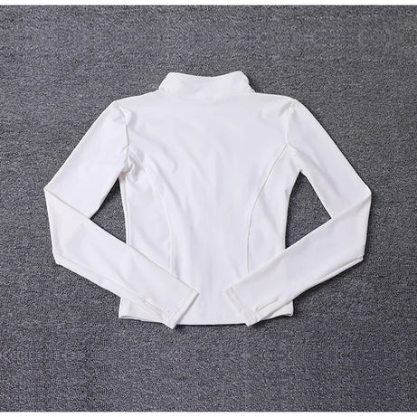 Women Sport Jacket Long Sleeve Shirt Workout Coat Gym Training Clothing Yoga Sportswear