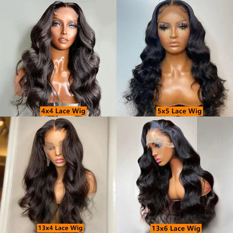 Perruque Lace Frontale Transparente HD 13x6, ondulée, en cheveux humains Remy, densité 250, 30 à 40 pouces, pour femmes noires