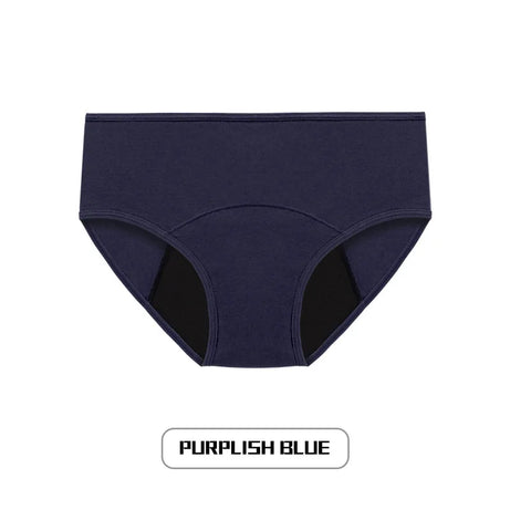 Lot de 3 culottes menstruelles pour femmes, anti-fuites, en coton, absorbantes, physiologiques, pour les règles.