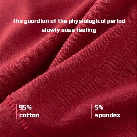 Lot de 3 culottes menstruelles pour femmes, anti-fuites, en coton, absorbantes, physiologiques, pour les règles.