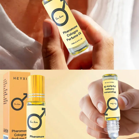 Huile de parfum aux phéromones, fragrance longue durée pour hommes et femmes, format voyage, pour une ambiance romantique.