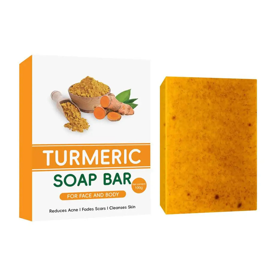Turmeric Soap Face Cleansing Anti Acne Whitening Skin Lightening Face Remove Pimples Lightening Ginger Handmade Soap