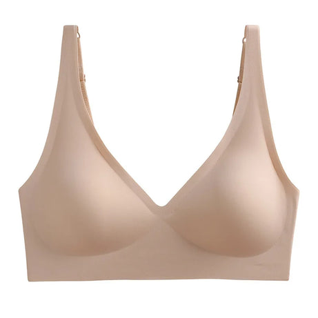 Soutien-gorge sexy sans coutures et sans armatures, soutien-gorge ajustable, sous-vêtements féminins, brassière rembourrée push-up, lingerie intime