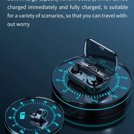 Nouveauté : Écouteurs sans fil M10, son parfait et haute qualité, idéaux pour le sport, les jeux et la musique. Écouteurs Bluetooth avec batterie externe.