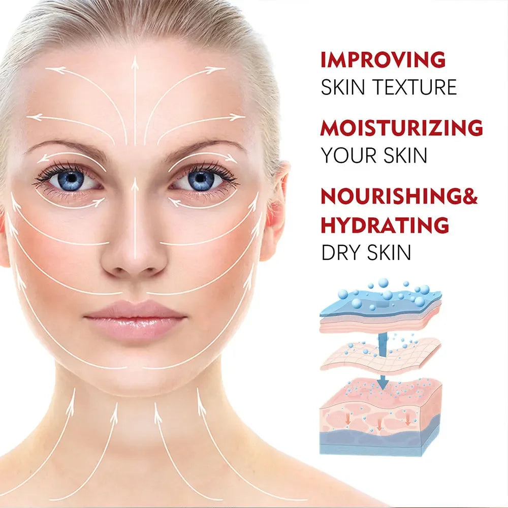 Crème liftante raffermissante au rétinol et au collagène pour lisser les rides et hydrater le visage. Produits éclaircissants et unifiants pour la peau.
