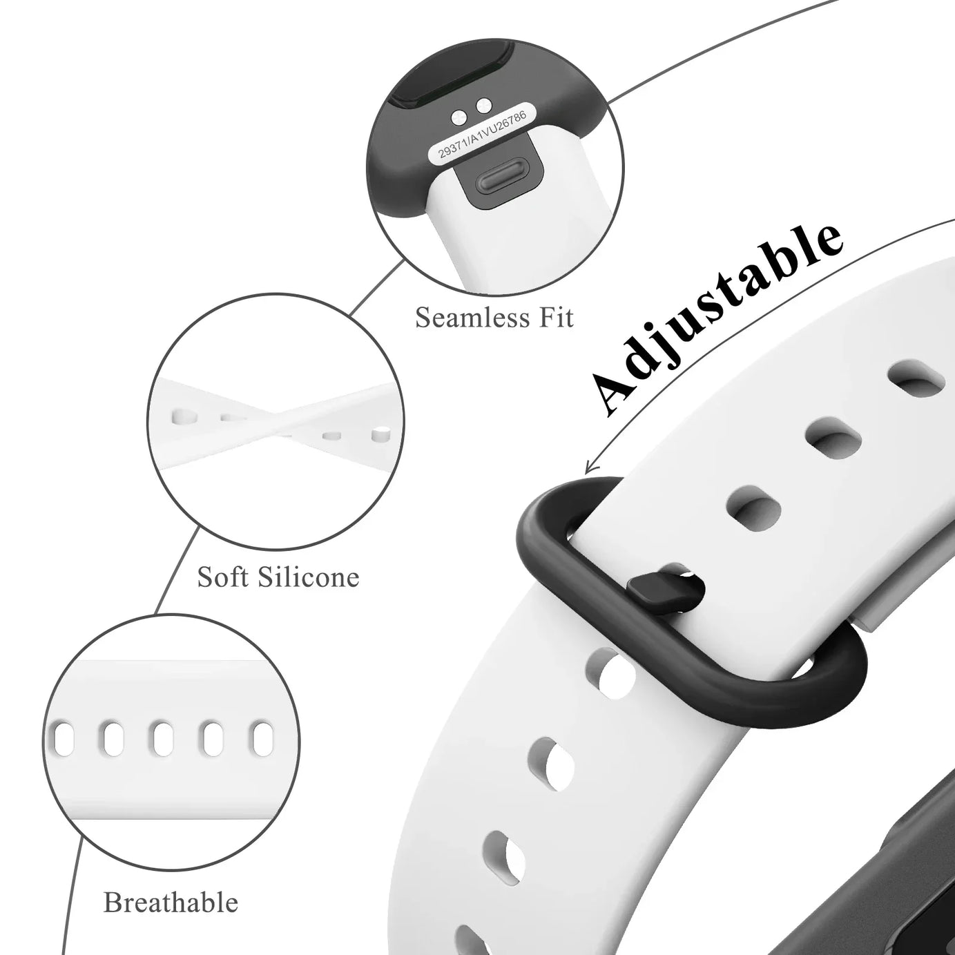 Bracelet en silicone pour montre connectée Xiaomi Watch Lite/Redmi Watch Lite / Bracelet pour montre connectée Xiaomi Mi Watch 2 Lite/Redmi Watch 2 Lite