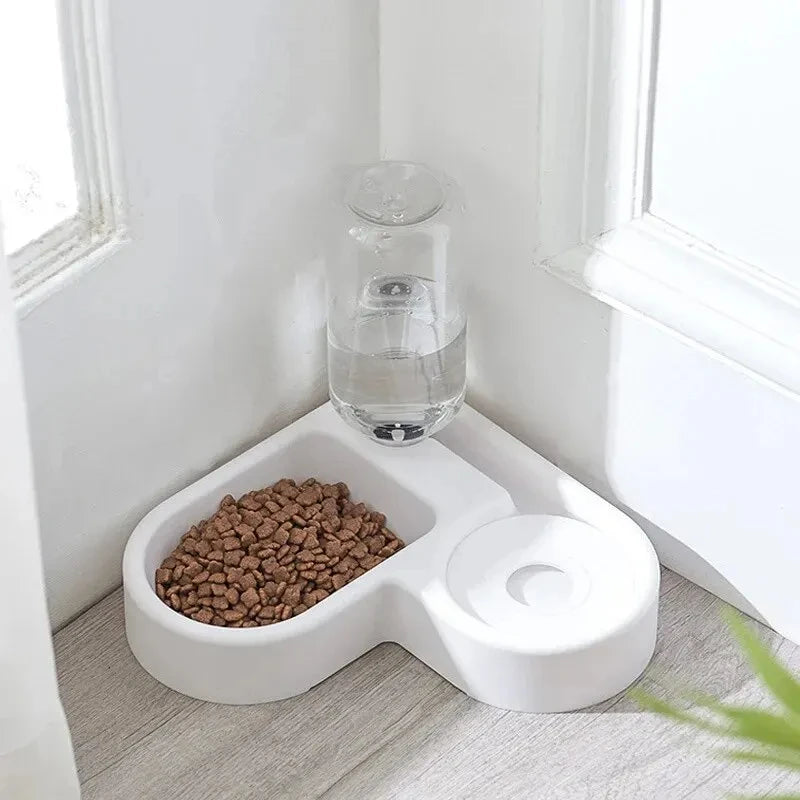 Gamelle automatique pour animaux de compagnie, résistante à l'humidité, pour chat et chien, multifonctionnelle, pour boire et manger