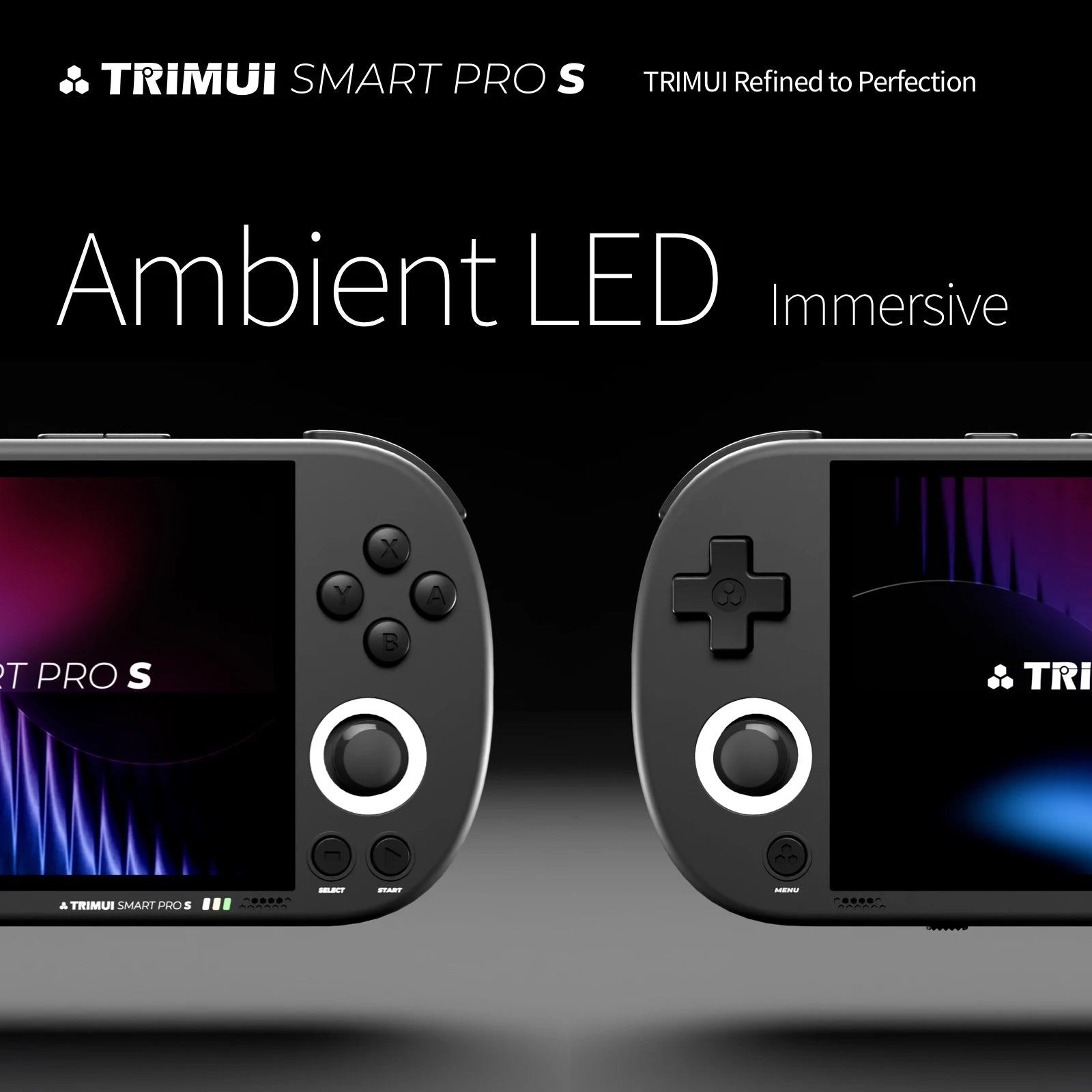 Console de jeu portable Trimui Smart Pro S, écran IPS 4,96 pouces, système Linux, joystick, éclairage RGB, jeu vidéo rétro, cadeau Smartpros