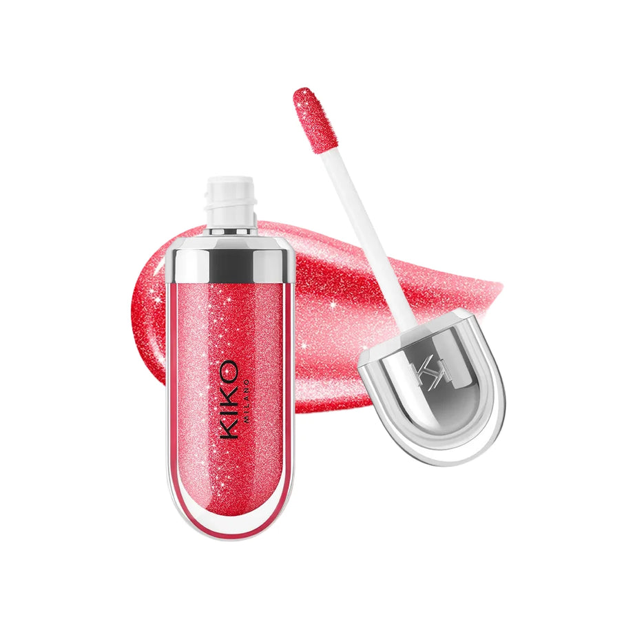 Kiko 3D Hydra LipGloss Blush waterproof longue tenue Maquillage scintillant Gloss à lèvres Brun Rose Mauve nacré