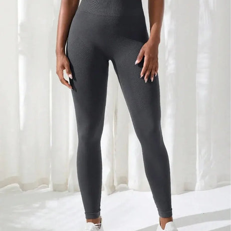 Pantalon de sport pour femme, legging de fitness et de yoga sans coutures, taille haute extensible, sans coutures.