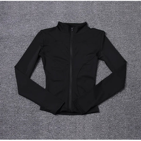 Women Sport Jacket Long Sleeve Shirt Workout Coat Gym Training Clothing Yoga Sportswear