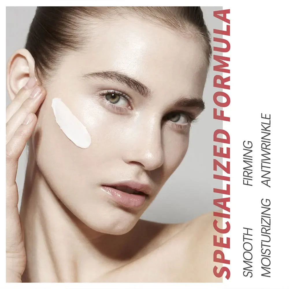 Crème liftante raffermissante au rétinol et au collagène pour lisser les rides et hydrater le visage. Produits éclaircissants et unifiants pour la peau.