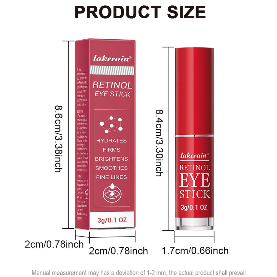 Crema de ojos con retinol para aclarar ojeras y reafirmar la piel. Sérum reparador instantáneo para el contorno de ojos para mujeres. Cuidado de los ojos femeninos.