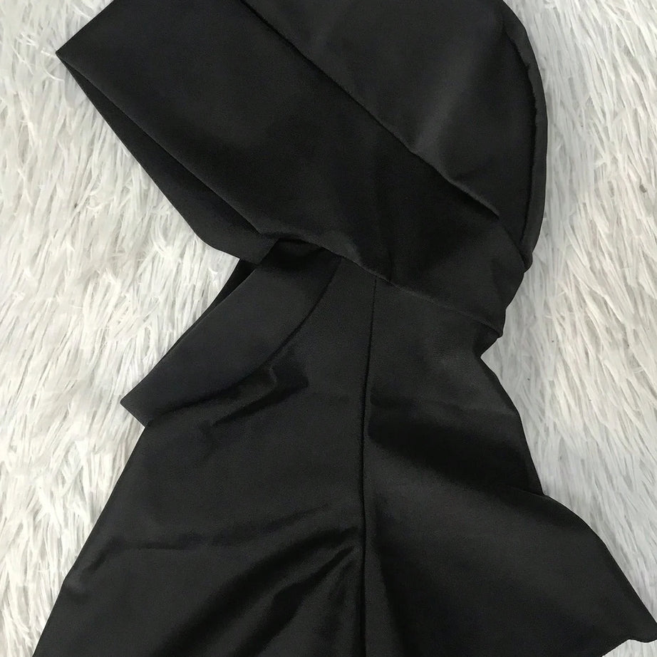 Hijab de bain uni musulman pour femmes, turban instantané pour la plage, séchage rapide, idéal pour l'été.