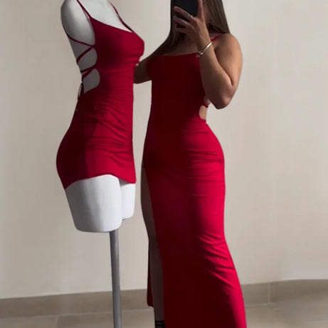Robe d'été explosive 2025, ultra-sensible, dos nu, style Spice Girl, robe taille basse