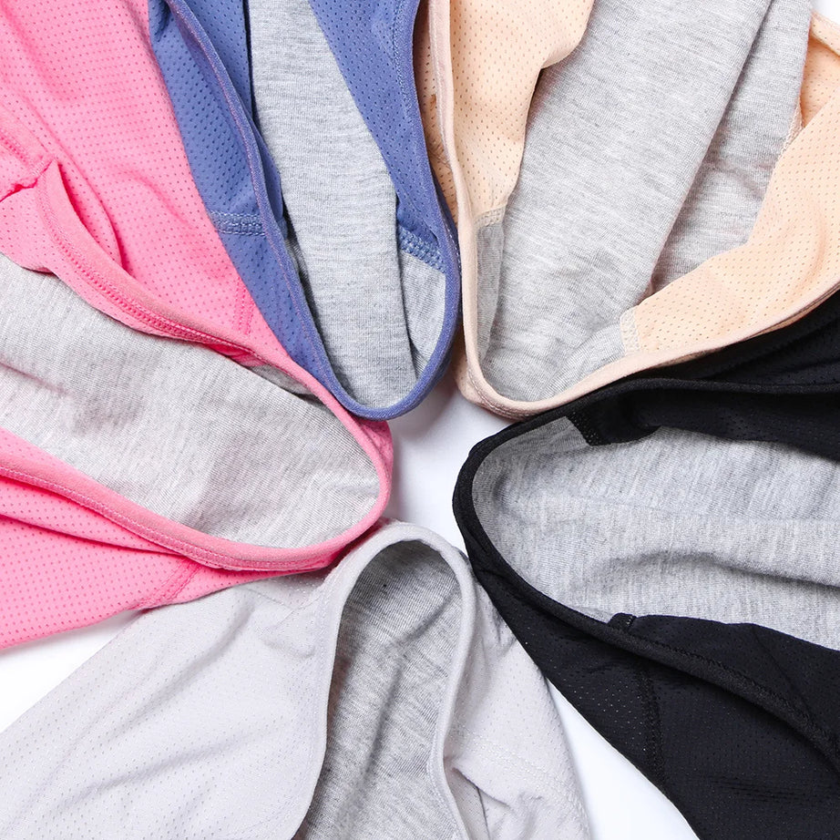 Lot de 5 culottes menstruelles anti-fuites pour femmes, sous-vêtements menstruels sexy, culottes physiologiques imperméables et coupe menstruelle.