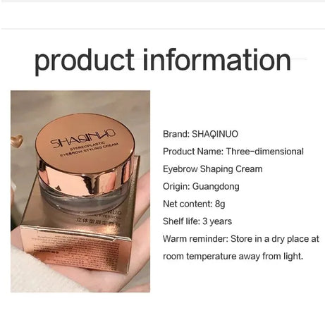 Savon à sourcils tridimensionnel, gel pour sourcils, texture gel pour un style naturel