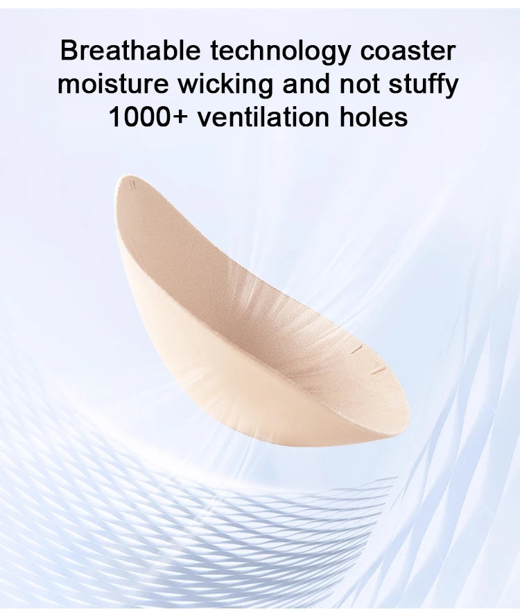 Soutien-gorge push-up sans armatures, sous-vêtements confortables et sans coutures pour femme, doux, respirant et hypoallergénique, sans armatures, idéal au quotidien.