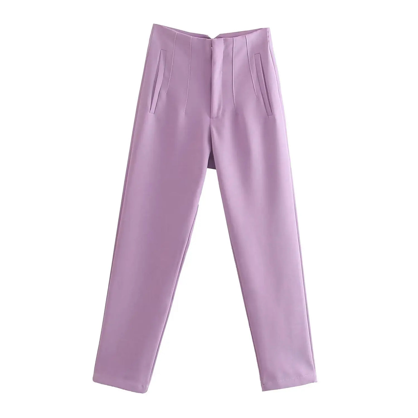 Tenues de bureau Koekop Pantalons crayon Noir Rose Blanc Pantalons Femme Mode Vêtements de bureau Pantalons taille haute pour femmes Pantalons habillés