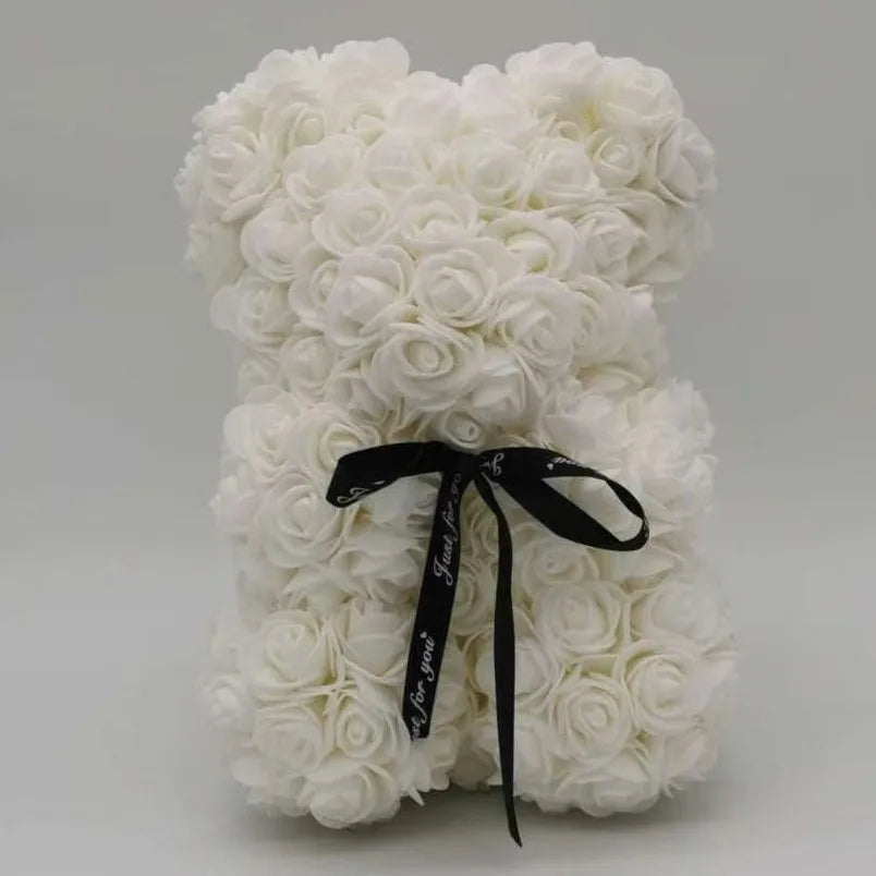 Rose Bear Gift Valentine's Day Wedding Decoration 19cm