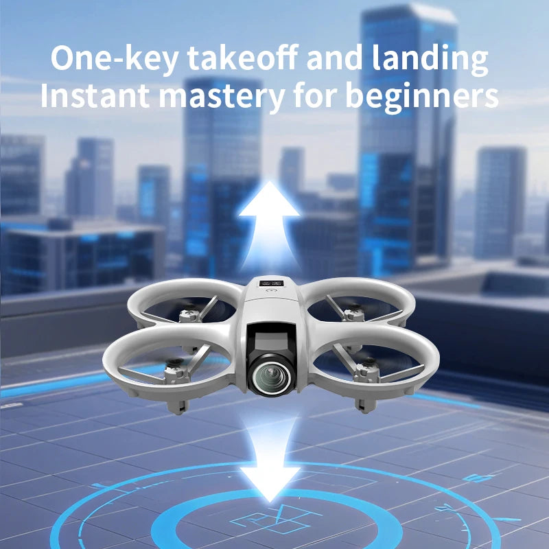 Nouveau mini drone H135 WIFI FPV Hover, caméra 4K professionnelle, lumières colorées, drone RC pliable, quadricoptère, jouet RC, cadeau