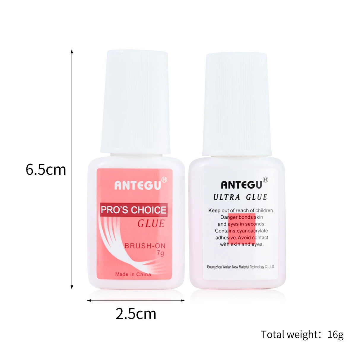 1/5PCS Colle à ongles à séchage rapide, colle ultra forte pour strass, pour faux ongles en acrylique, colle gel pour ongles, outils de manucure (7 g/flacon)