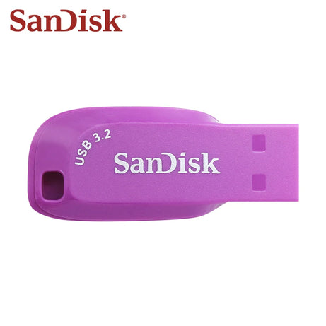 Clé USB 3.2 Sandisk CZ410 100 % originale, 32 Go, 64 Go, 128 Go, mini-clé USB haute vitesse.