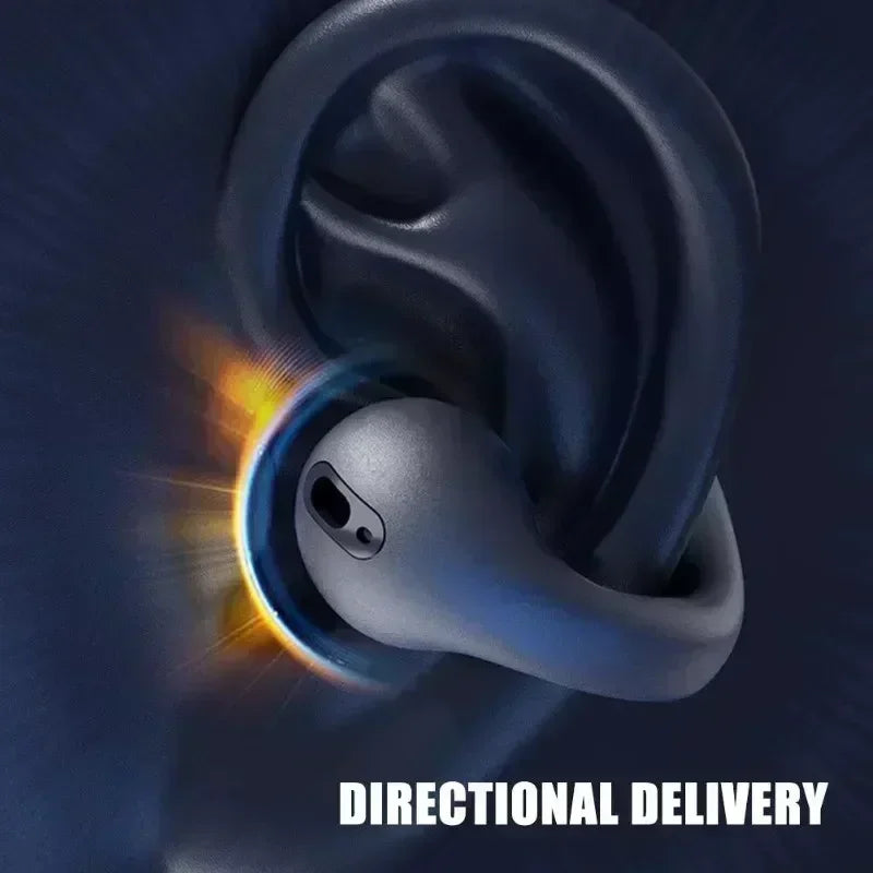 Nouveaux écouteurs sans fil à conduction osseuse T75 d'origine, Bluetooth 5.3, pour le sport, avec un son HiFi et une étanchéité optimale. Casque TWS étanche.