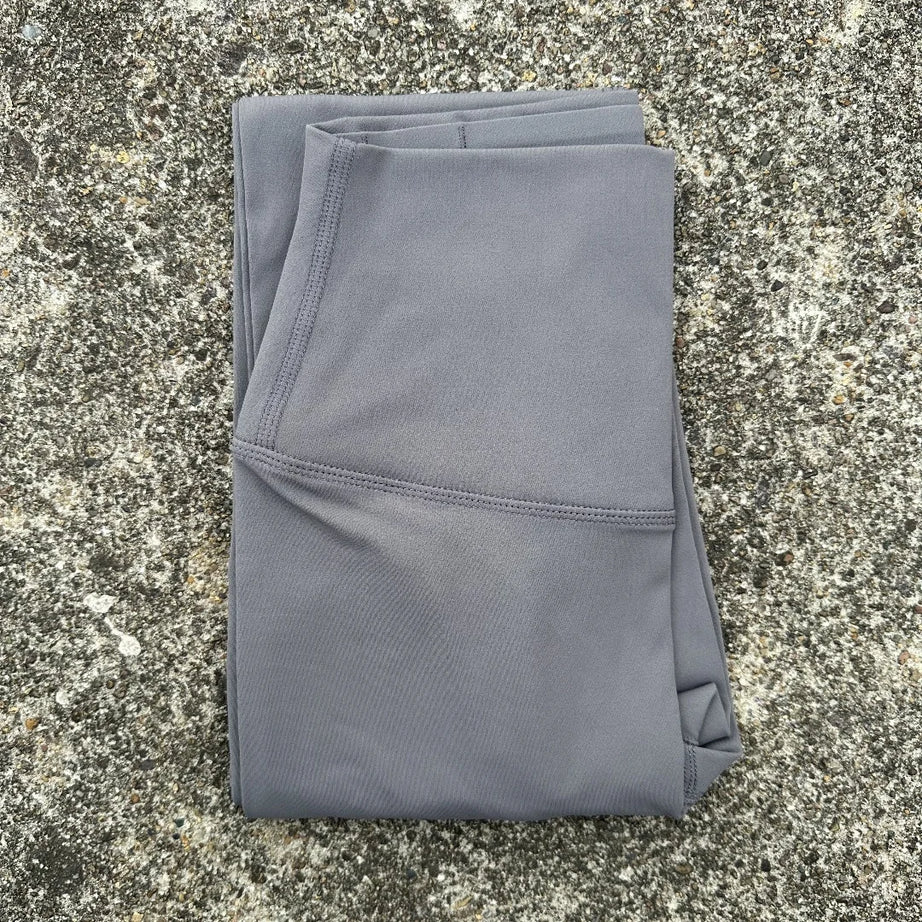 Solid Color Back Waist Pocket High Waist Yoga Legging Women Sport Cropped Pants Butter Athletic Gym Comprehensive Training Jog