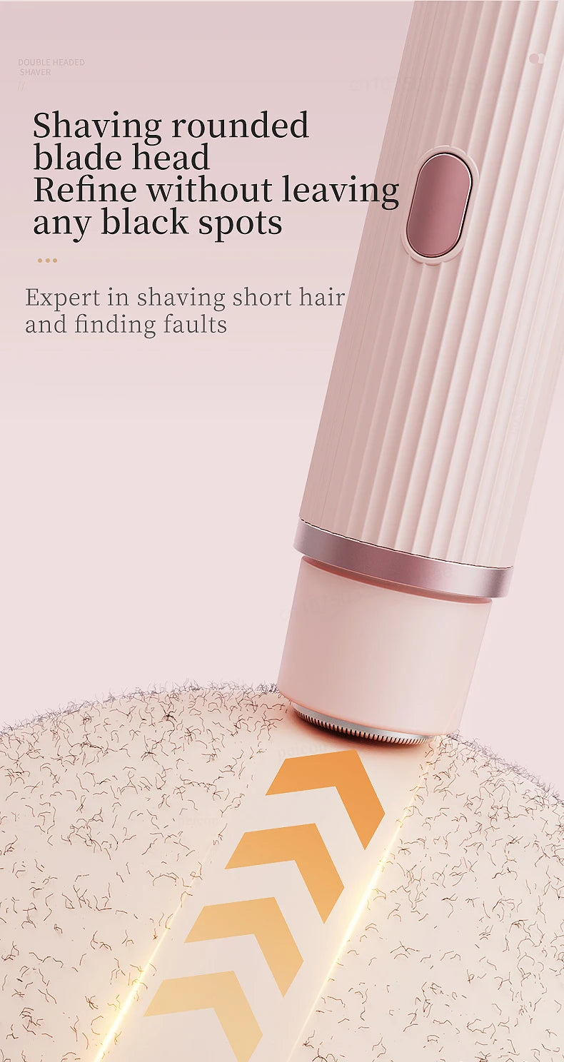 Rasoir électrique pour femme, tondeuse bikini, épilateur corporel, rasoir électrique pour l'épilation du maillot, des aisselles, des jambes et du visage