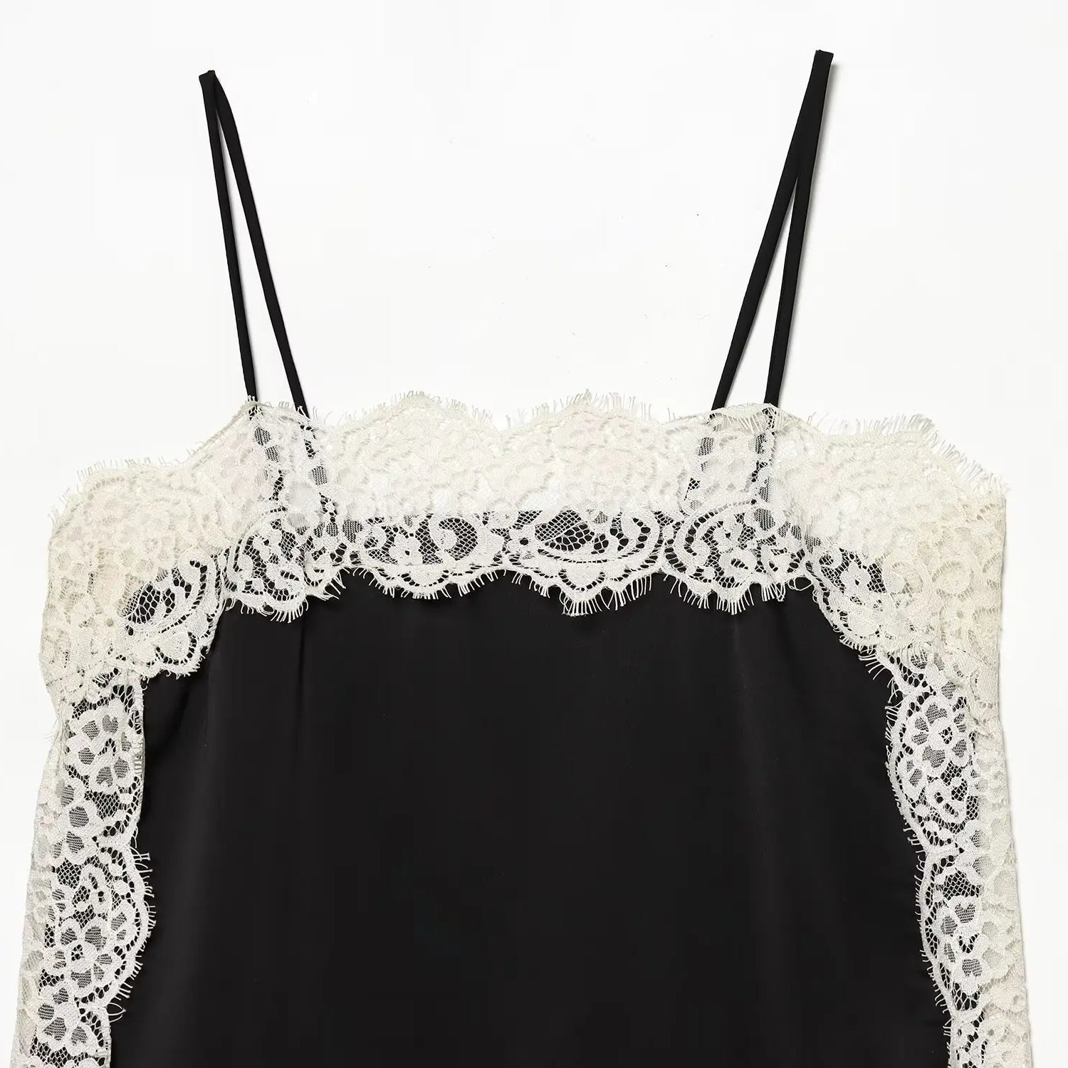 Chemisier à bretelles en satin doux et dentelle sexy Zevity 2026 pour femme, style décontracté, idéal pour les soirées et les clubs (LS9477)