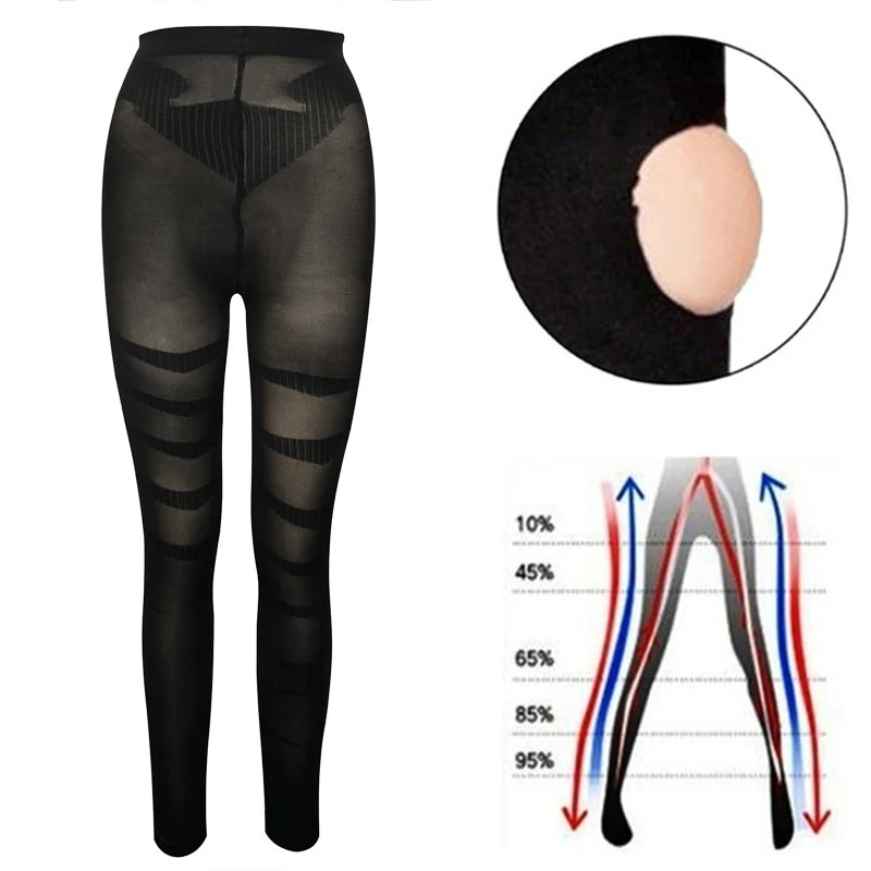 Sous-vêtements gainants sans coutures, leggings de compression transparents taille haute, effet ventre plat et fesses galbantes, culotte sculptante