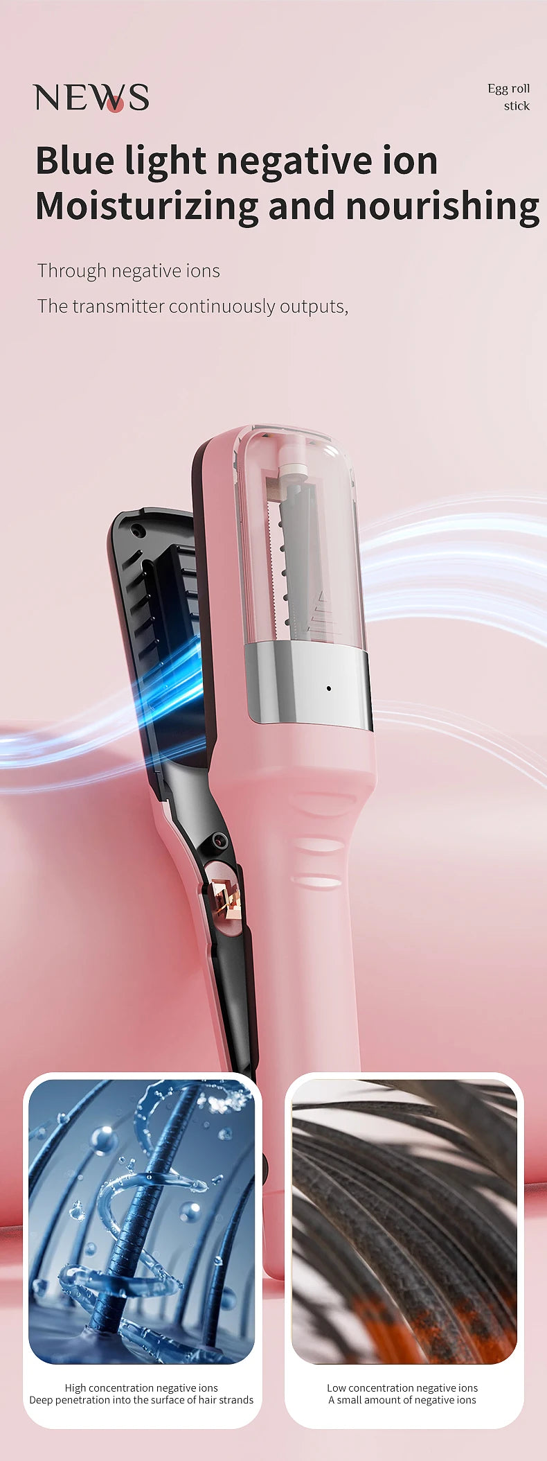 Coupe-pointes automatique professionnelle sans fil pour femmes, idéale pour les cheveux secs, abîmés et cassants.